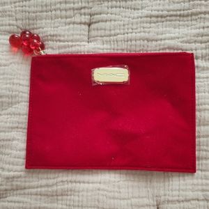 NWOT Red Velvet Mac Cosmetic Pouch